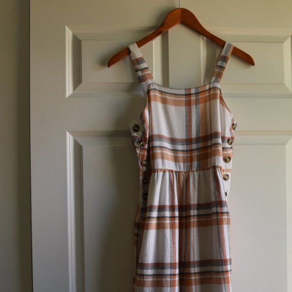 American Eagle Outfitters Plaid Jumpsuit - Picture 2 of 7